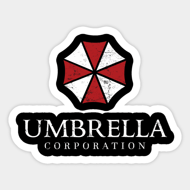 Umbrella Corporation Sticker by MindsparkCreative